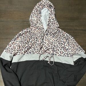 Cheetah Print Hoodie
